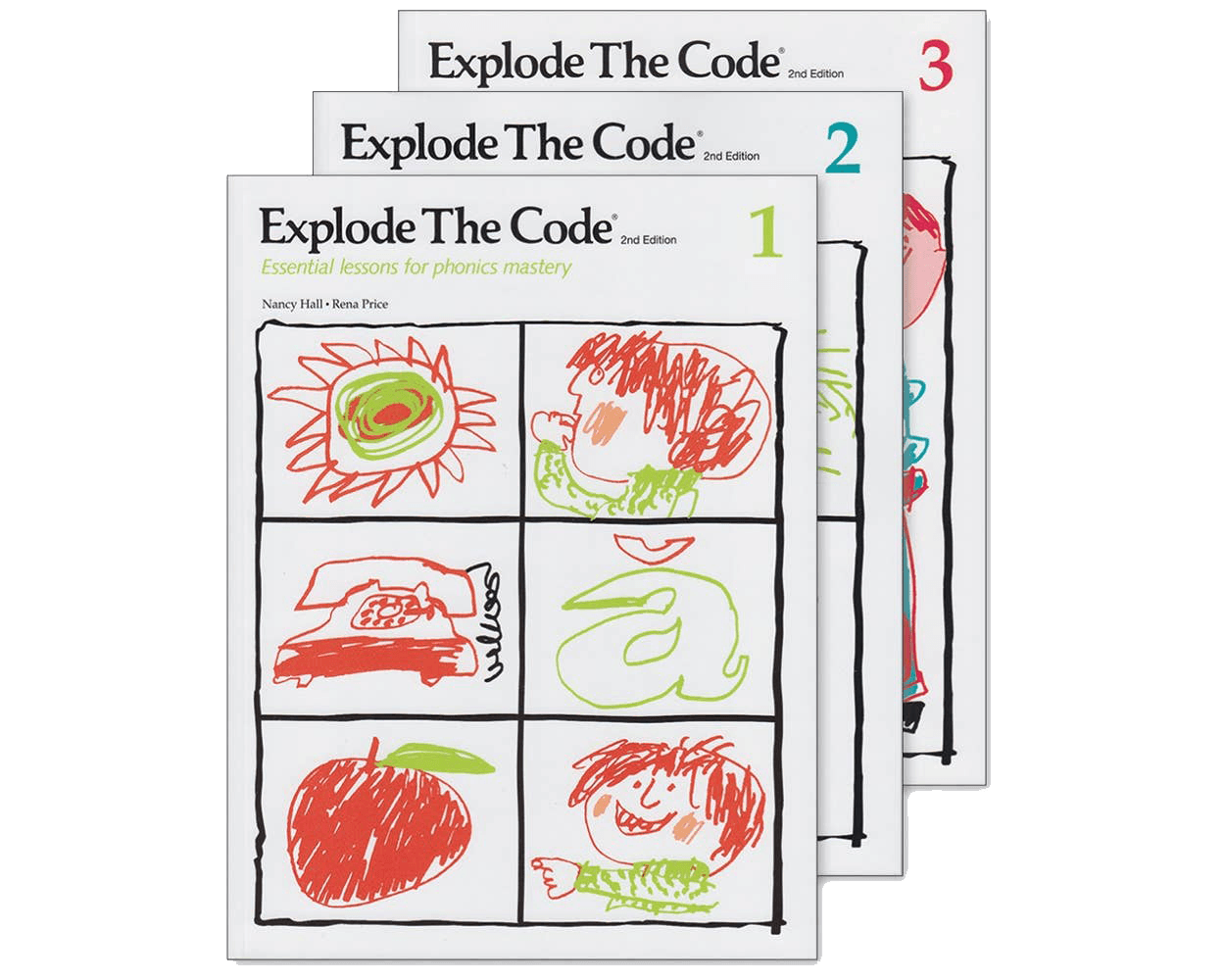 Explode the Code 1, 2 & 3