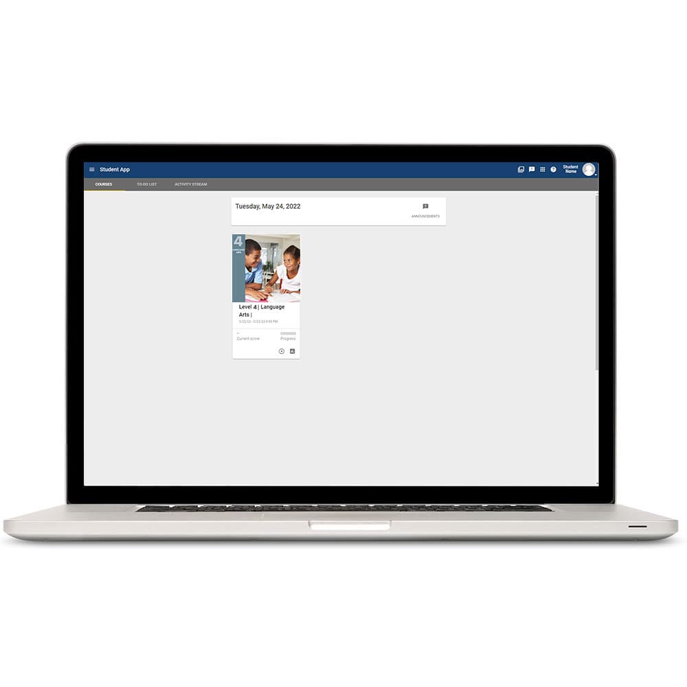Virtual Seat for Language Arts 4