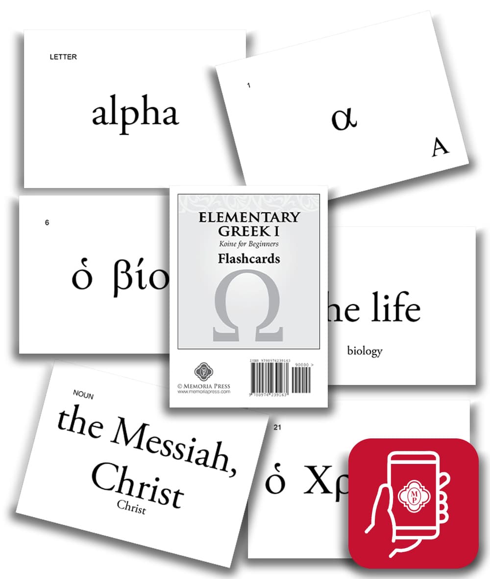 Elementary Greek I Flashcards (App Access)