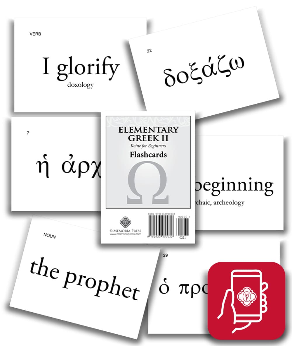 Elementary Greek II Flashcards (App Access)