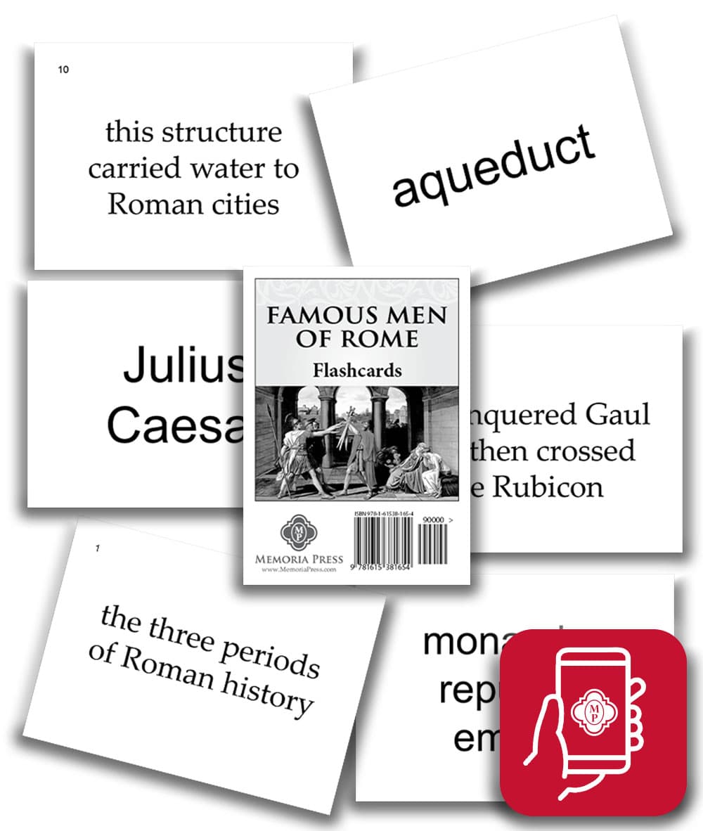 Famous Men of Rome Flashcards (App Access)