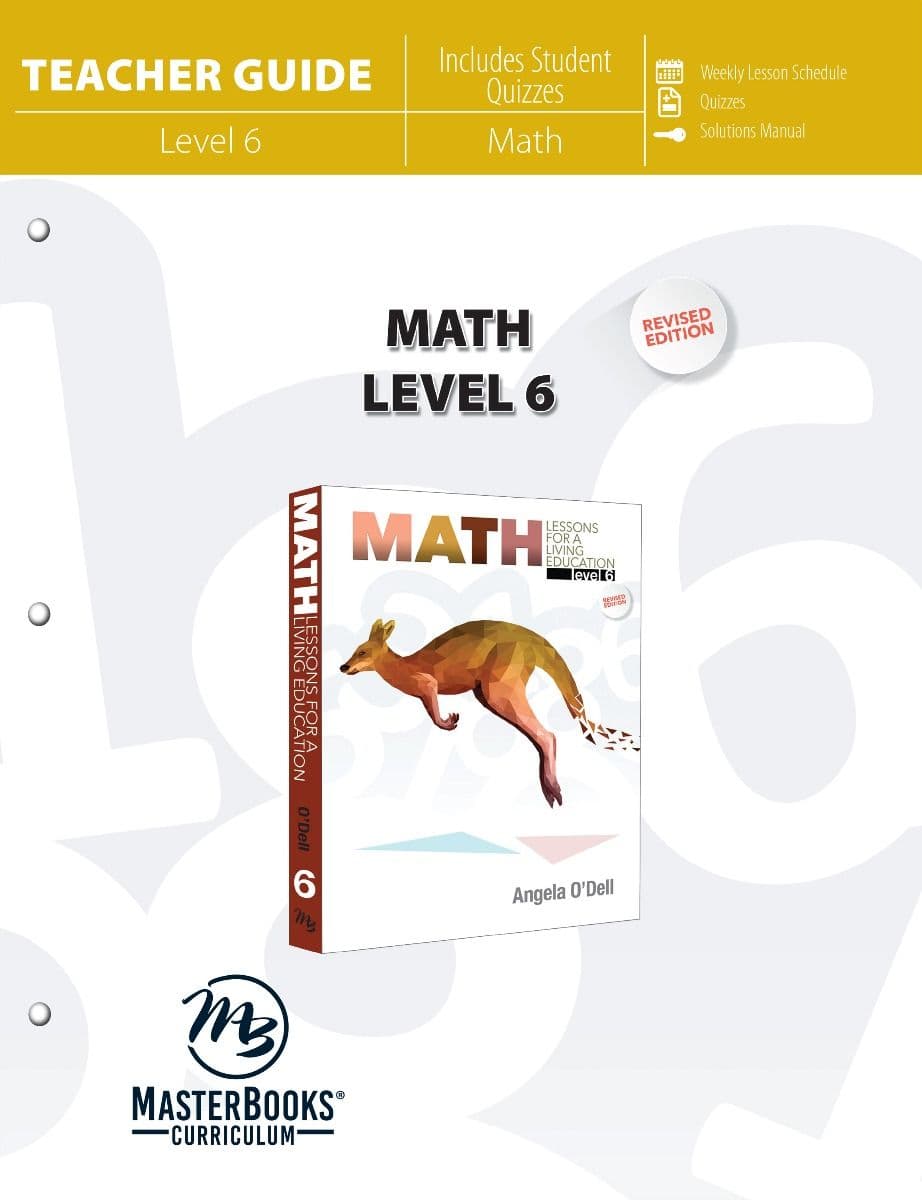 Math Lessons Level 6 (Teacher Guide)