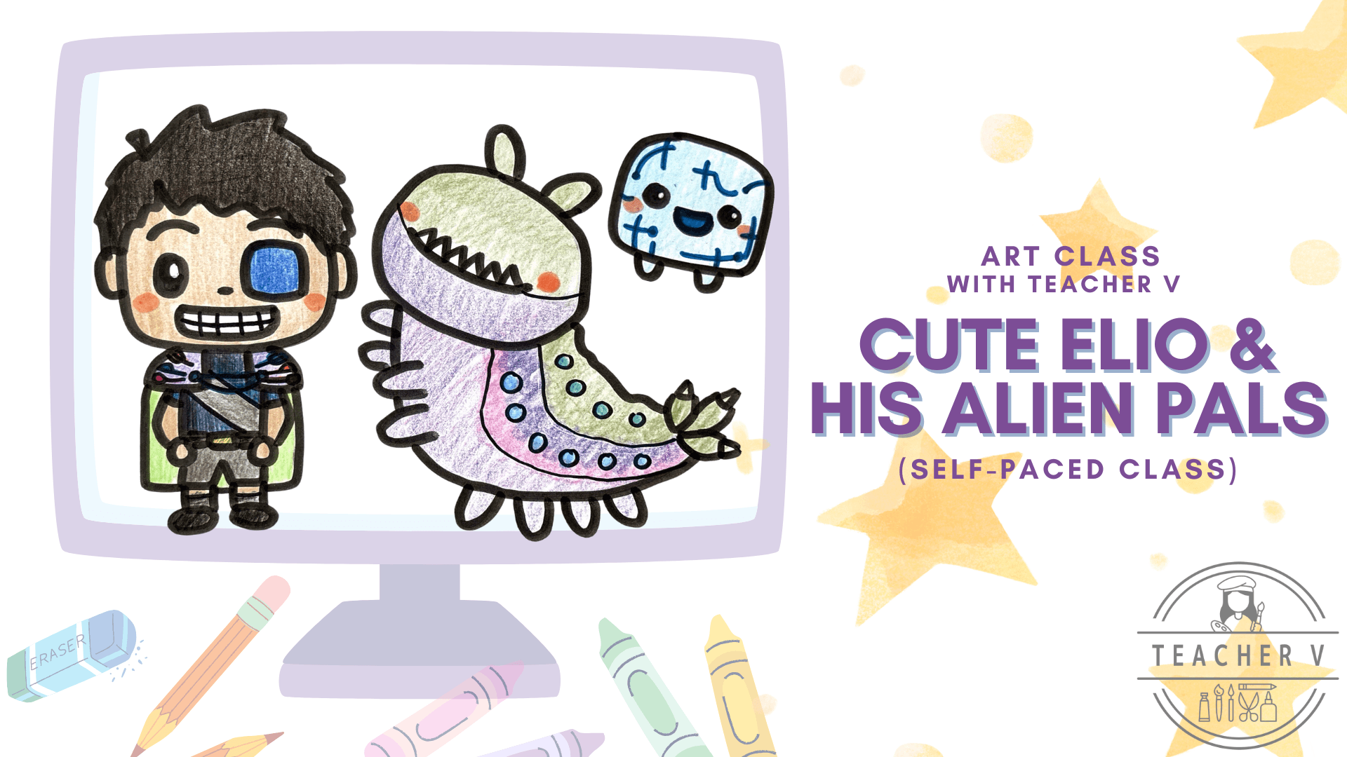 Art Class - Cute Alien Pal Drawing Class