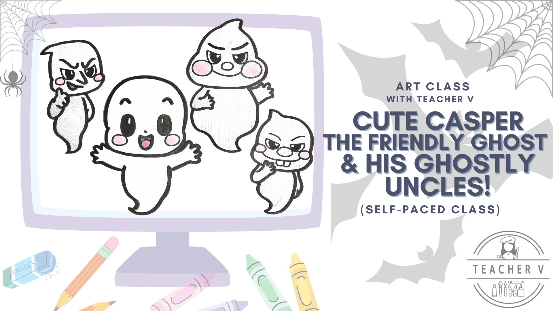 Art Class - Draw Cute Ghostly Characters