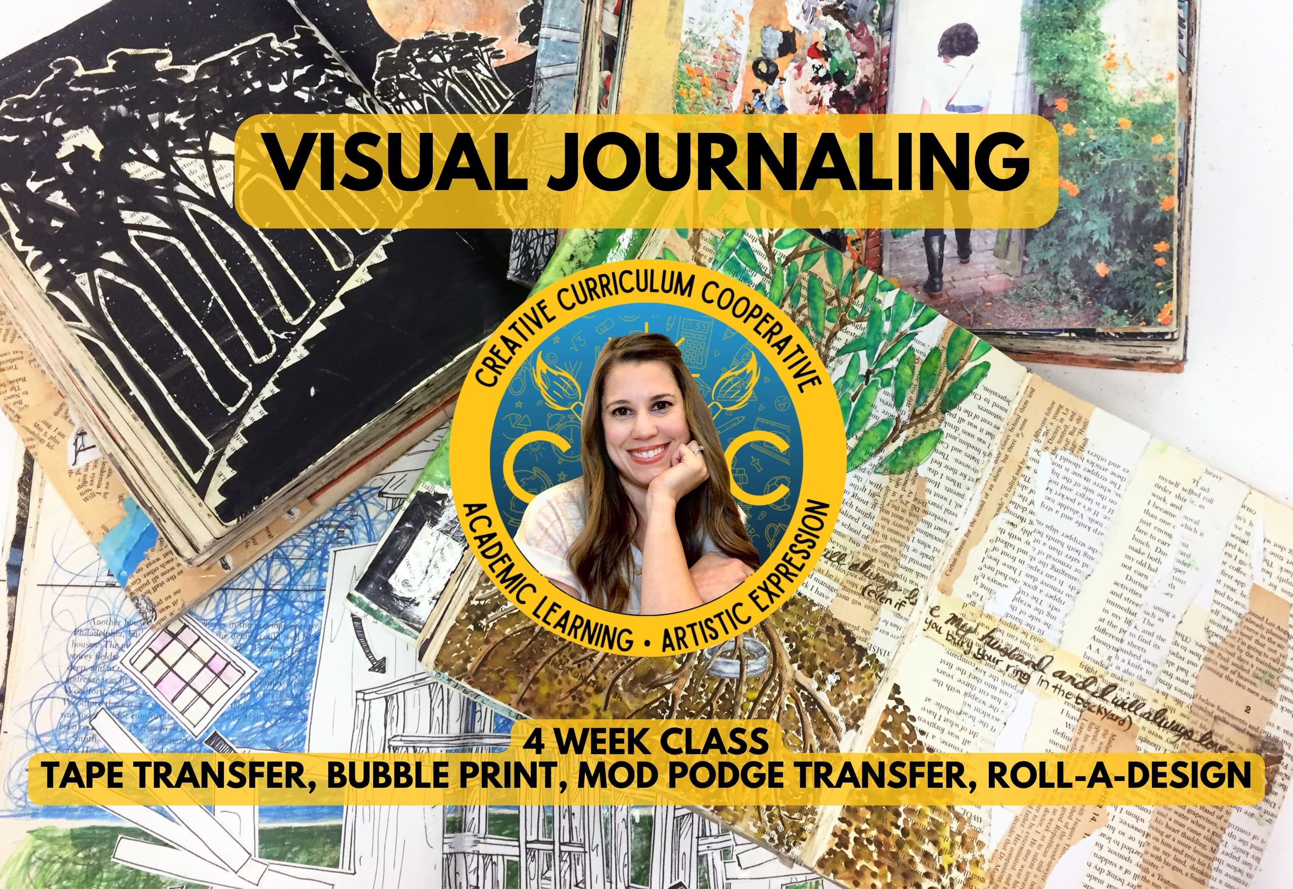 Art Class - Expressive Art Journal Class