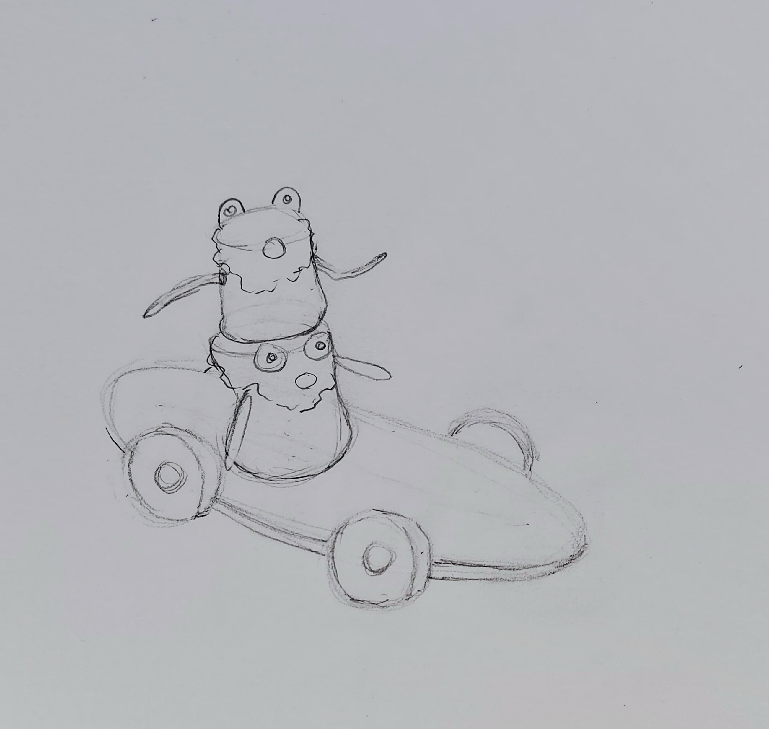 Art Class - Draw Marshmallow Skaters