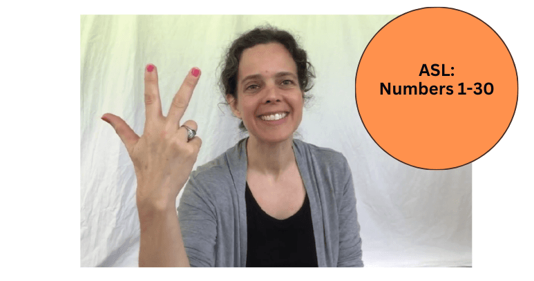 World Languages Class - ASL: Numbers