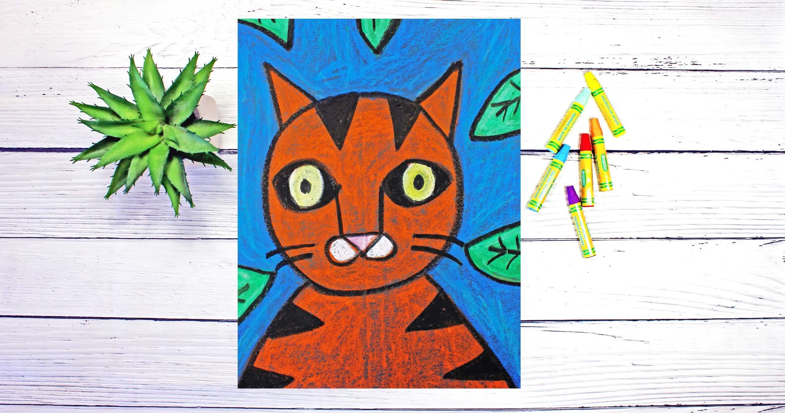 Art Class - Draw a Jungle Tiger in Oil