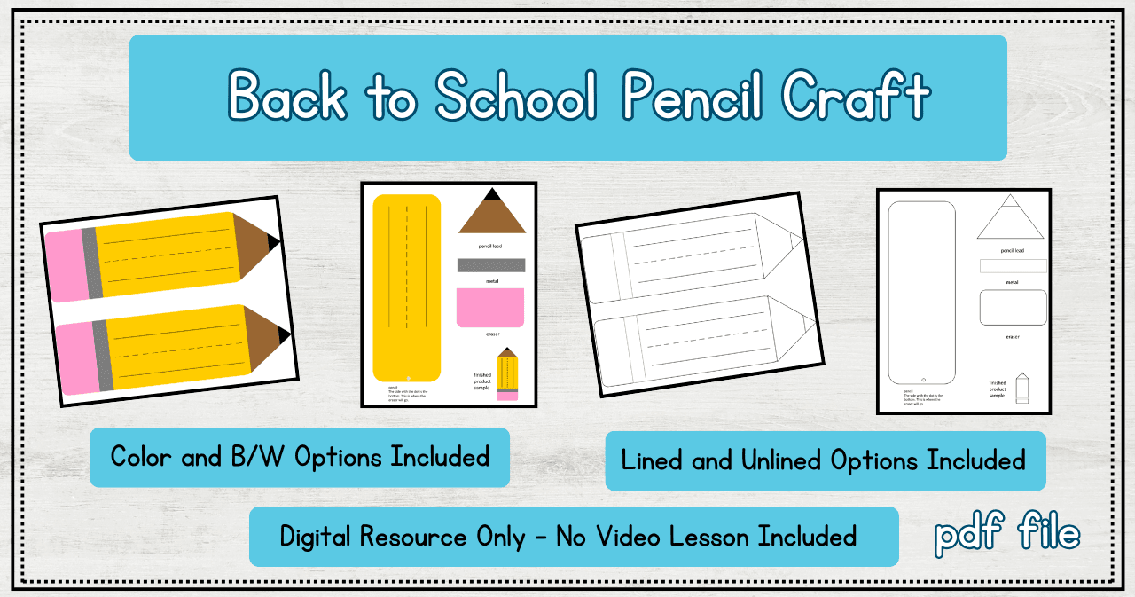 Art Class - Fun Pencil Craft (Digital)