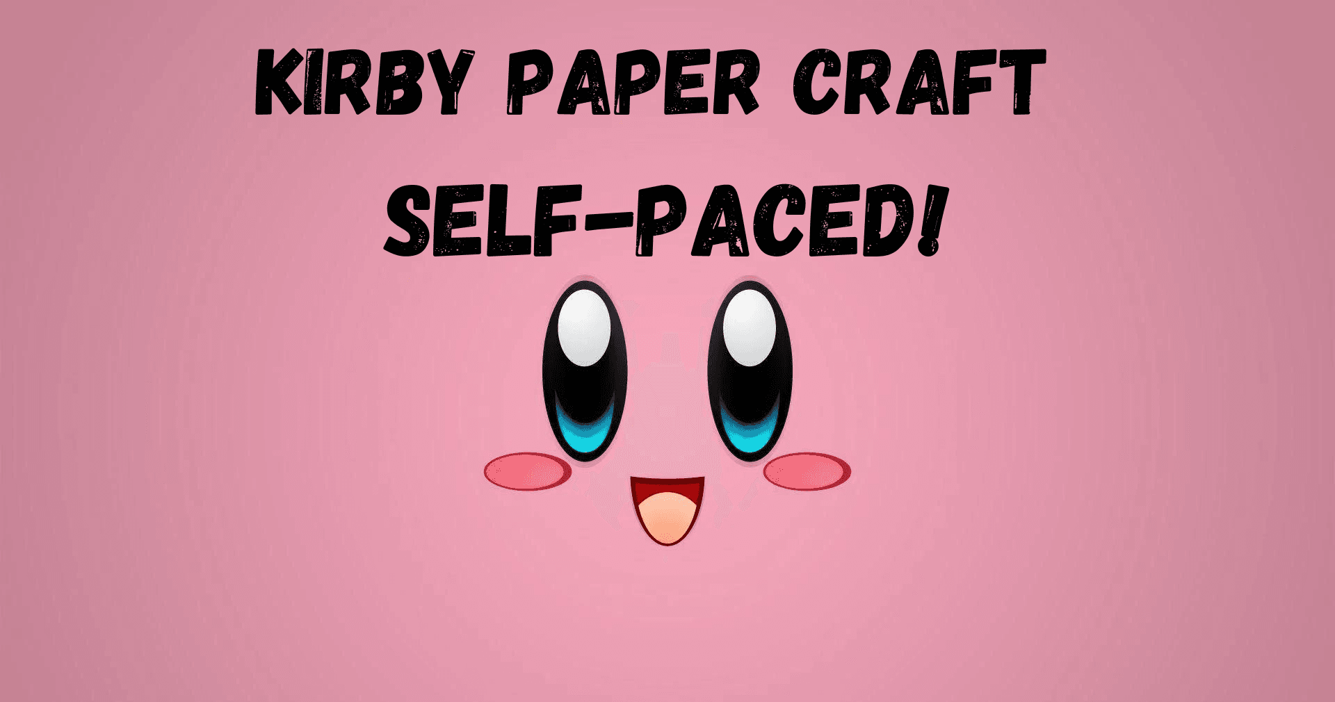 Art Class - Adorable Kirby Paper Crafts