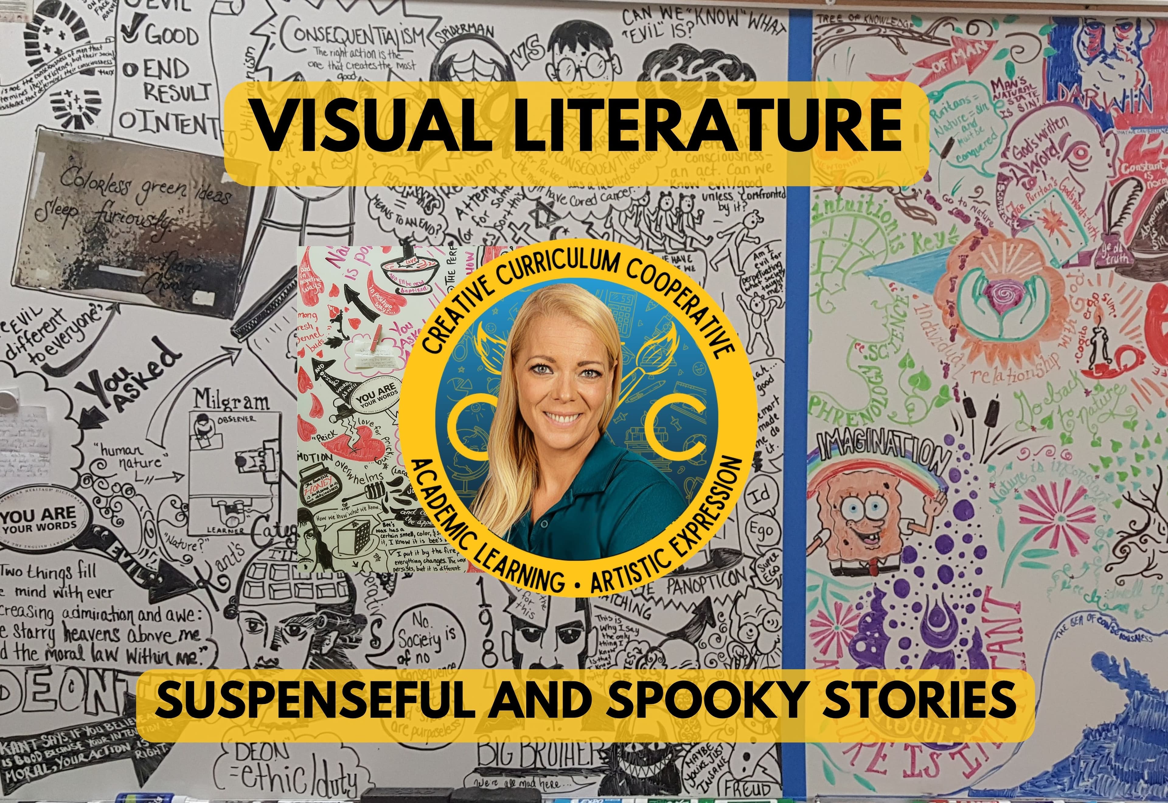 English Class - Spooky Lit Sketchnotes