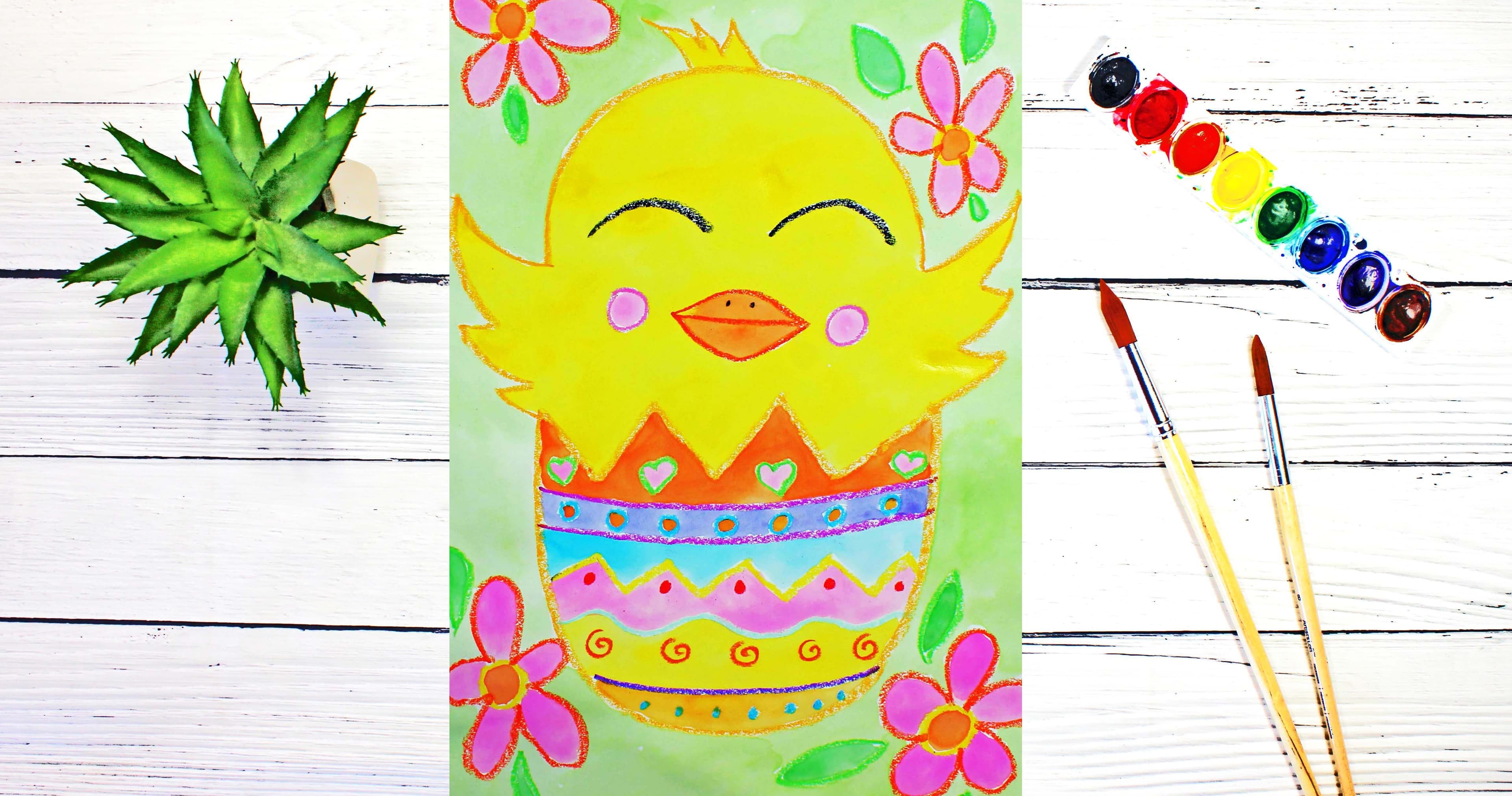 Art Class - Draw & Paint Easter Chicks