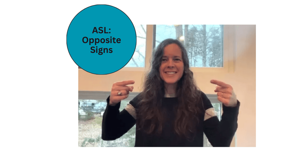 World Languages Class - ASL: Opposites