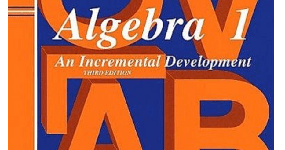 Math Class - Saxon Algebra 1 B