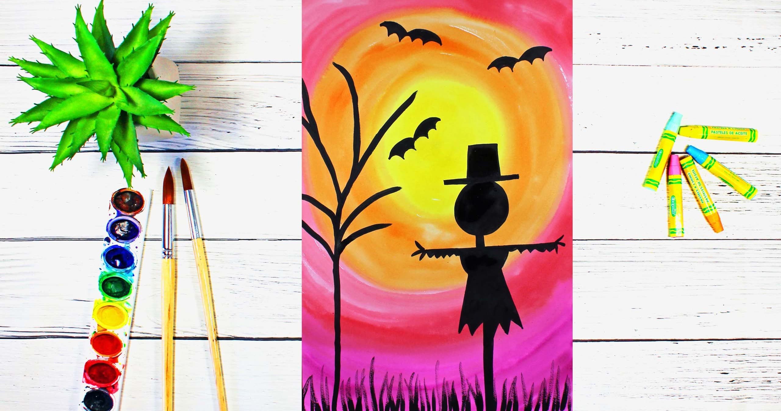 Art Class - Beginner Scarecrow Painting