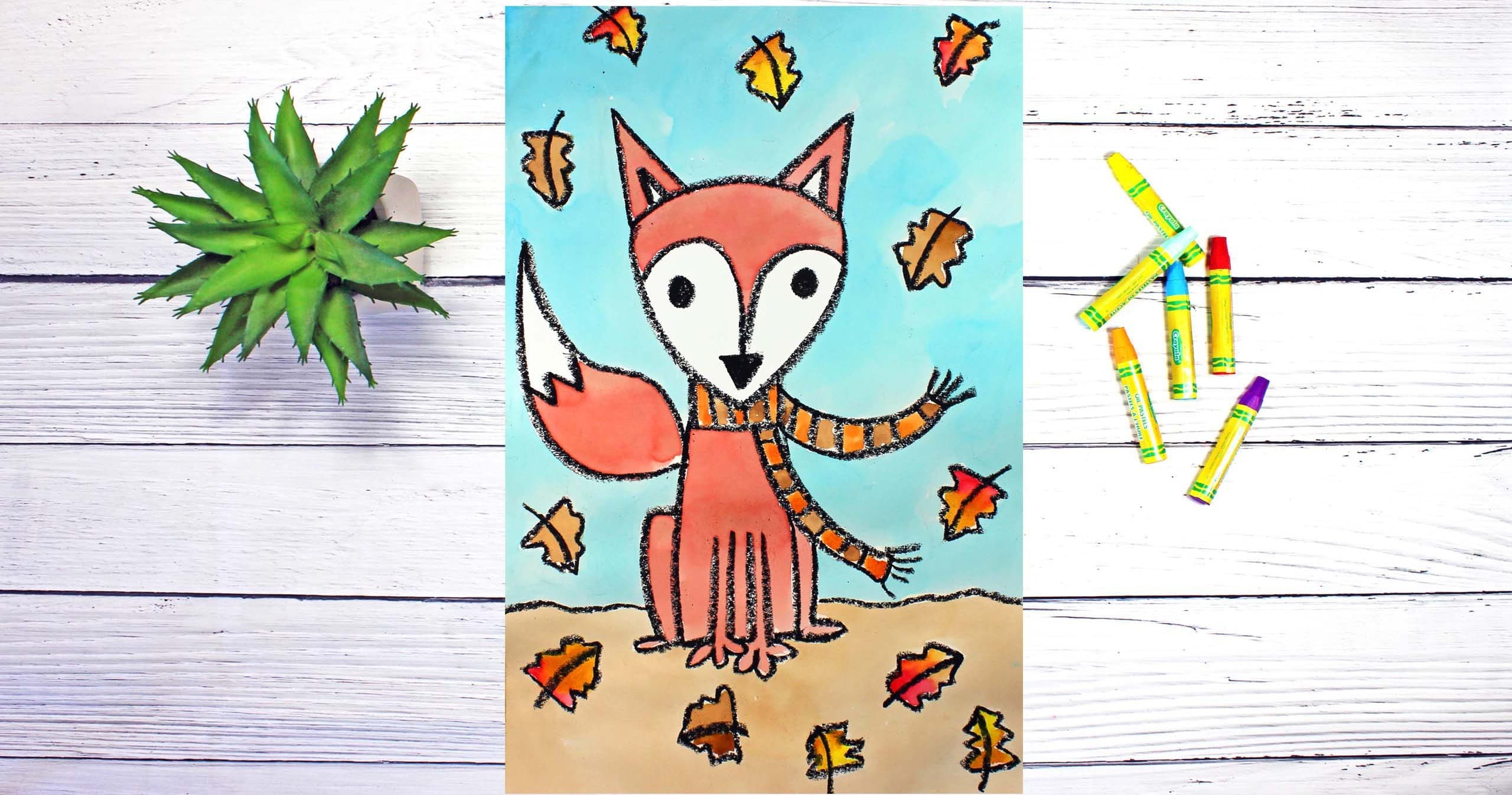 Art Class - Draw & Paint Autumn Foxes
