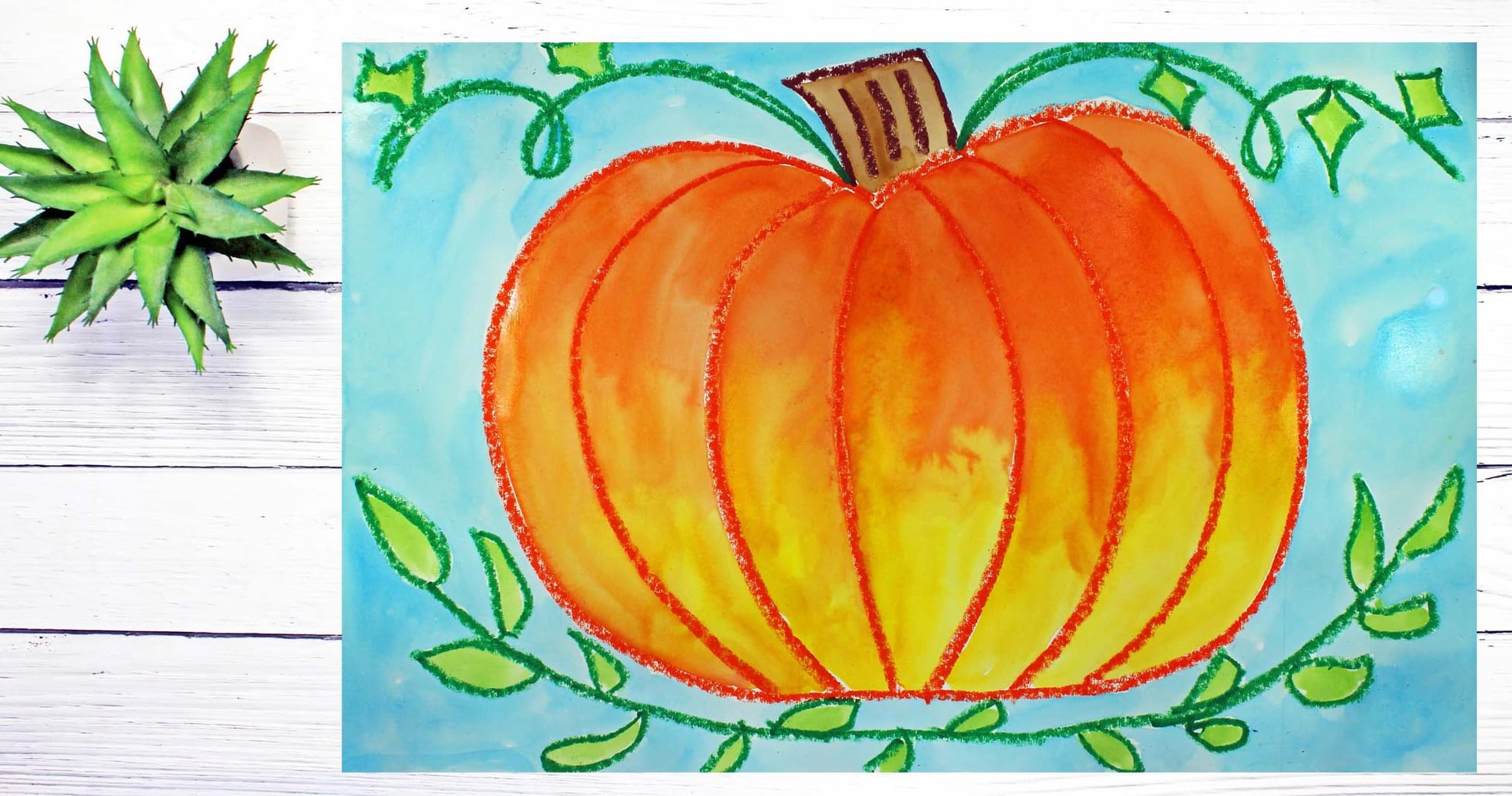 Art Class - Beginner's Fall Pumpkin Art