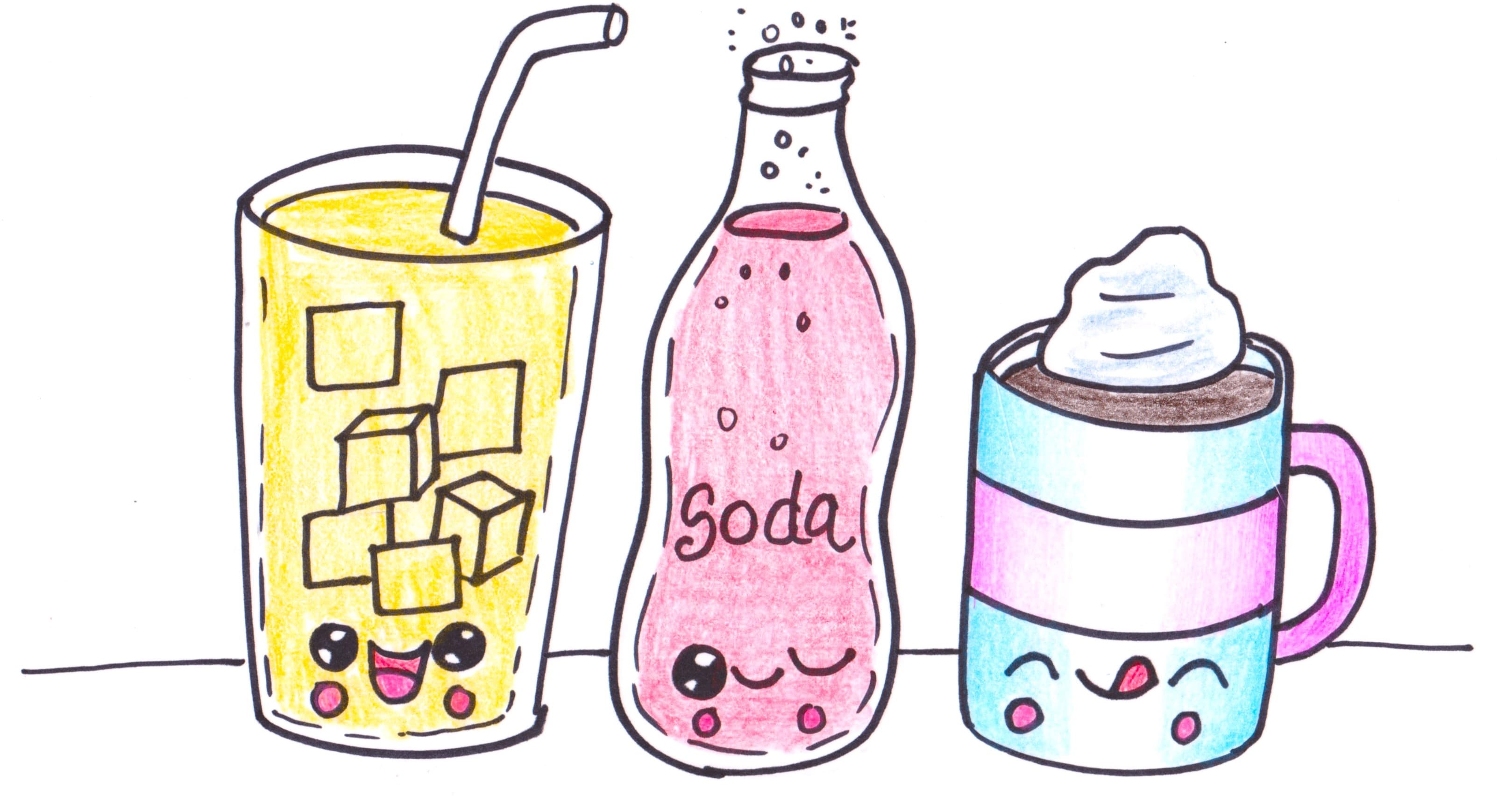 Art Class - Kawaii Drink Character Art