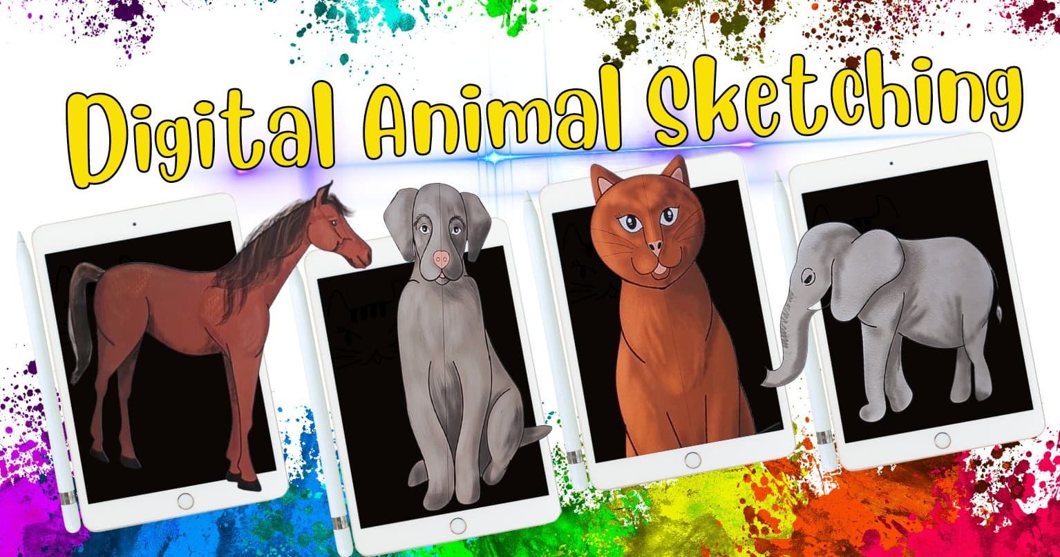 Art Class - Draw Digital Animals w/Pro