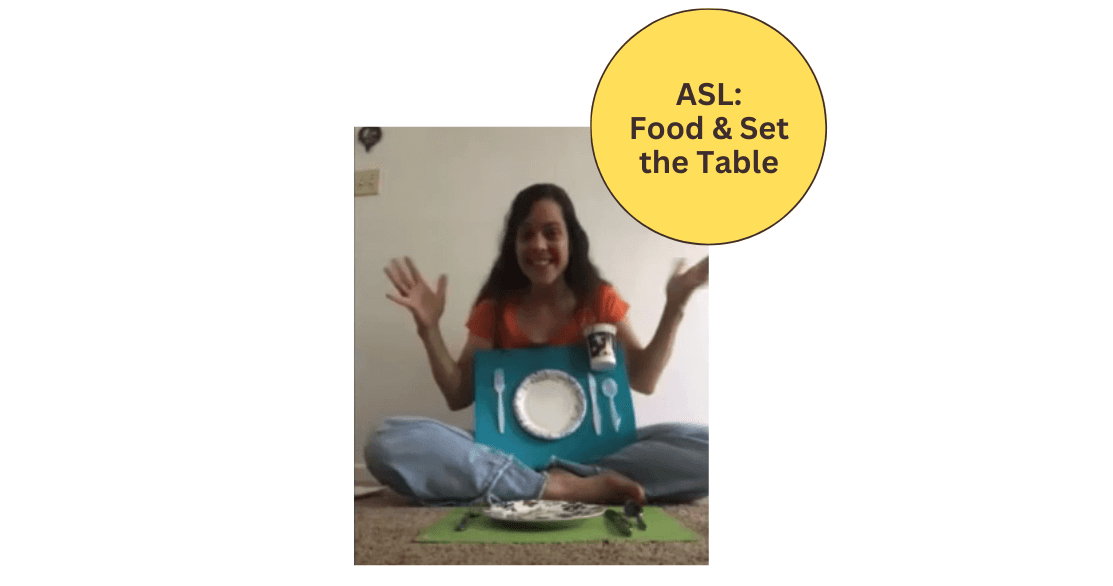 World Languages Class - ASL: Food & Set