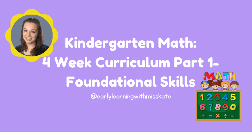 Math Class - Kindergarten Math Basics