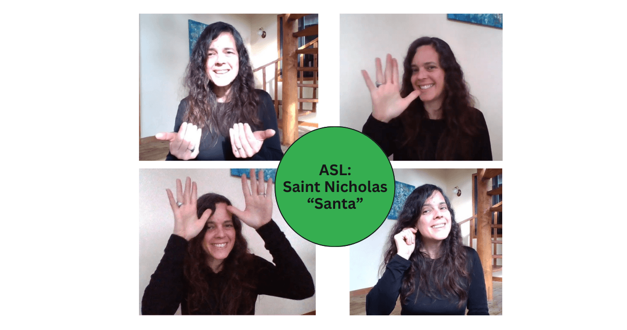 World Languages Class - ASL: Xmas Santa