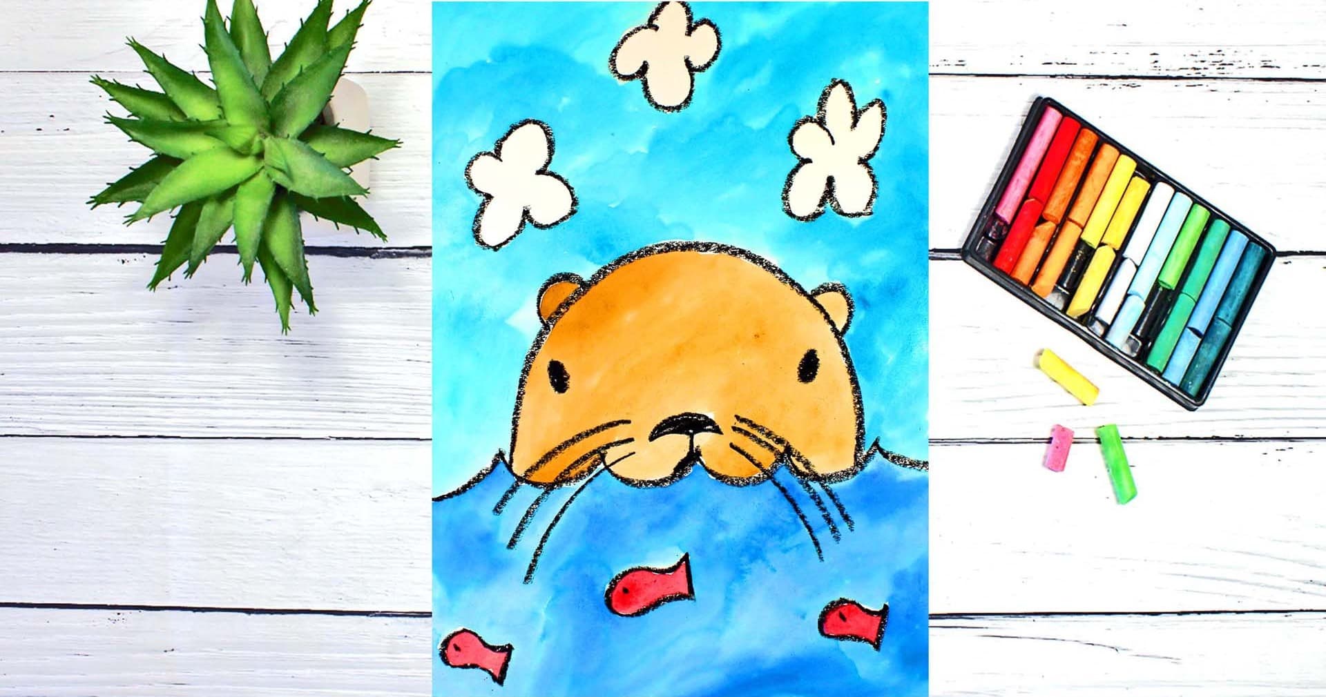 Art Class - Draw & Paint a Sea Otter