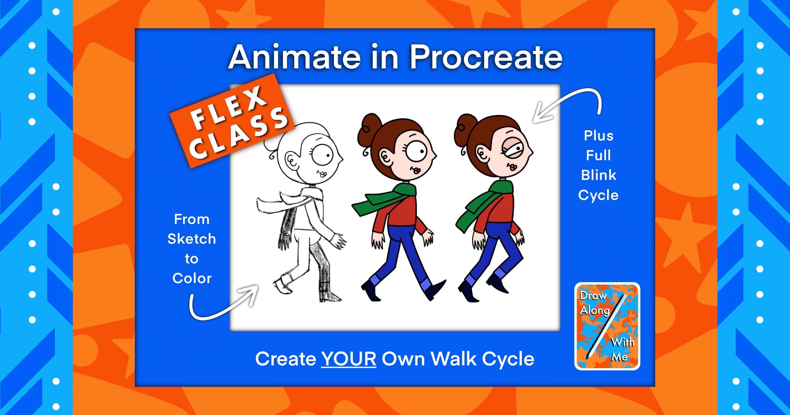 Art Class - Animate Cartoon Walks in Pro