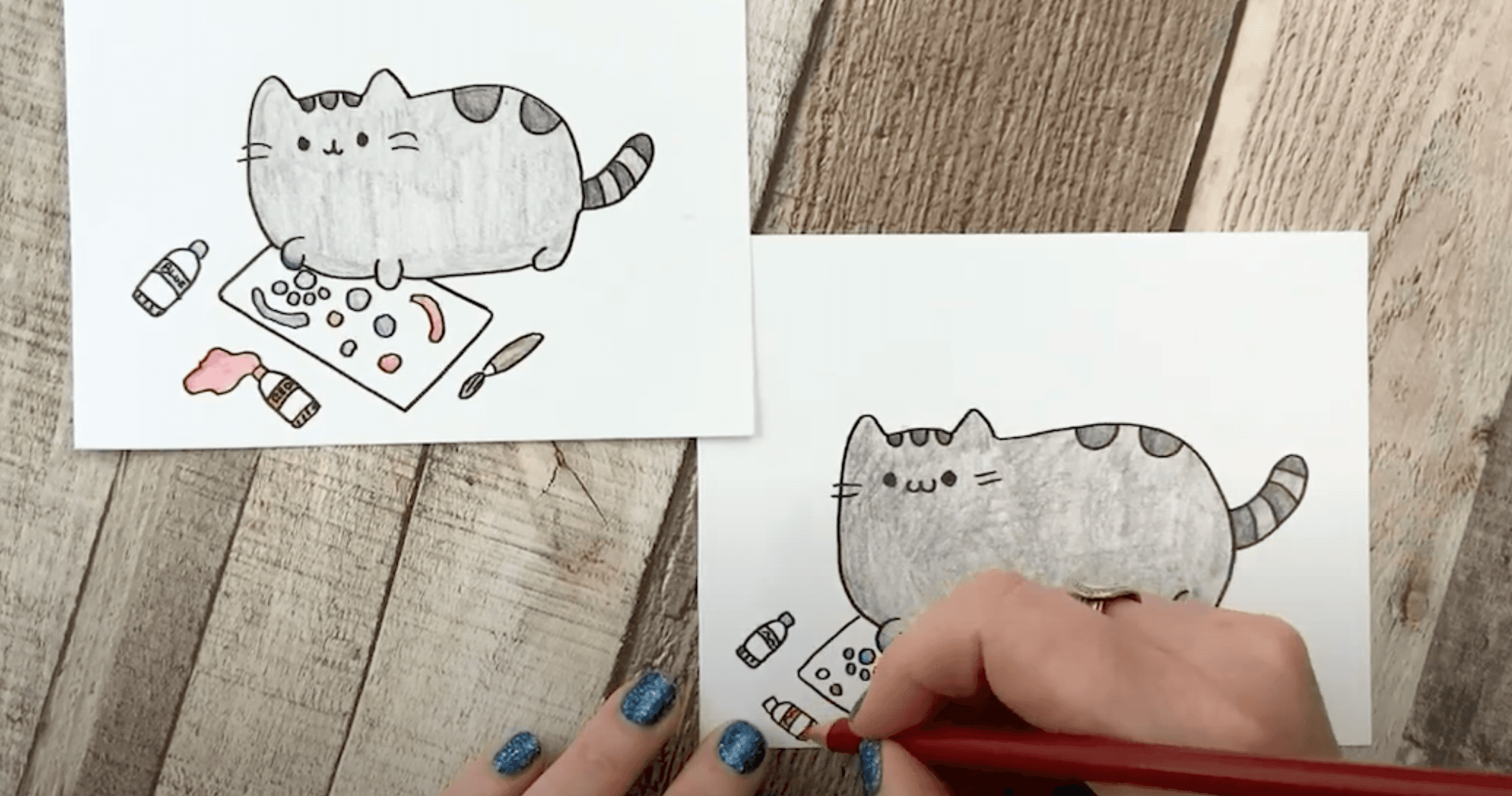 Art Class - Cute Kawaii Cat Drawing Fun