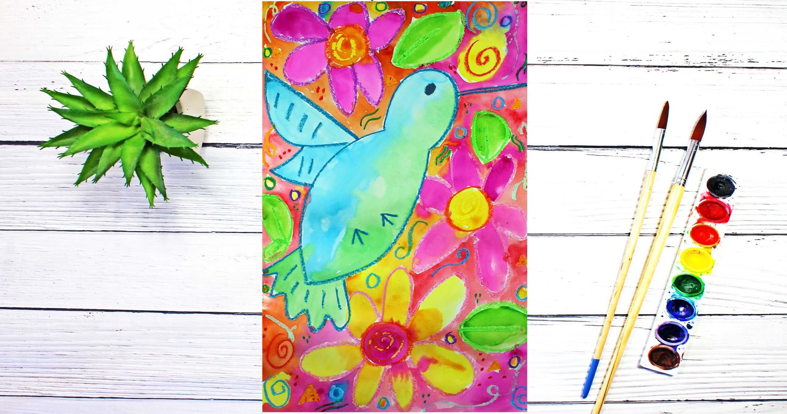 Art Class - Draw & Paint Hummingbird Gdn
