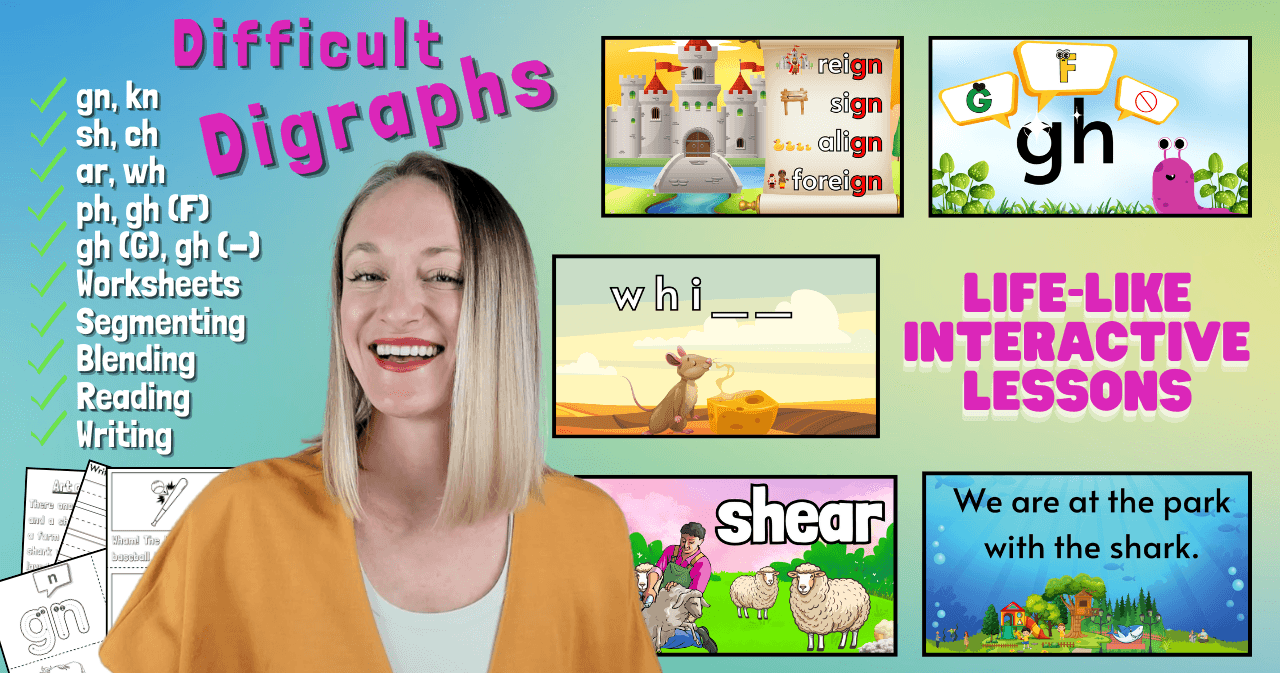 English Class - Difficult Digraphs