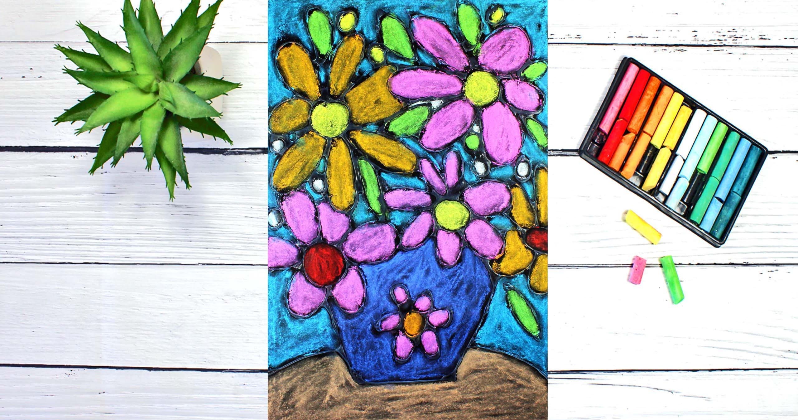 Art Class - Floral Bouquet Drawing