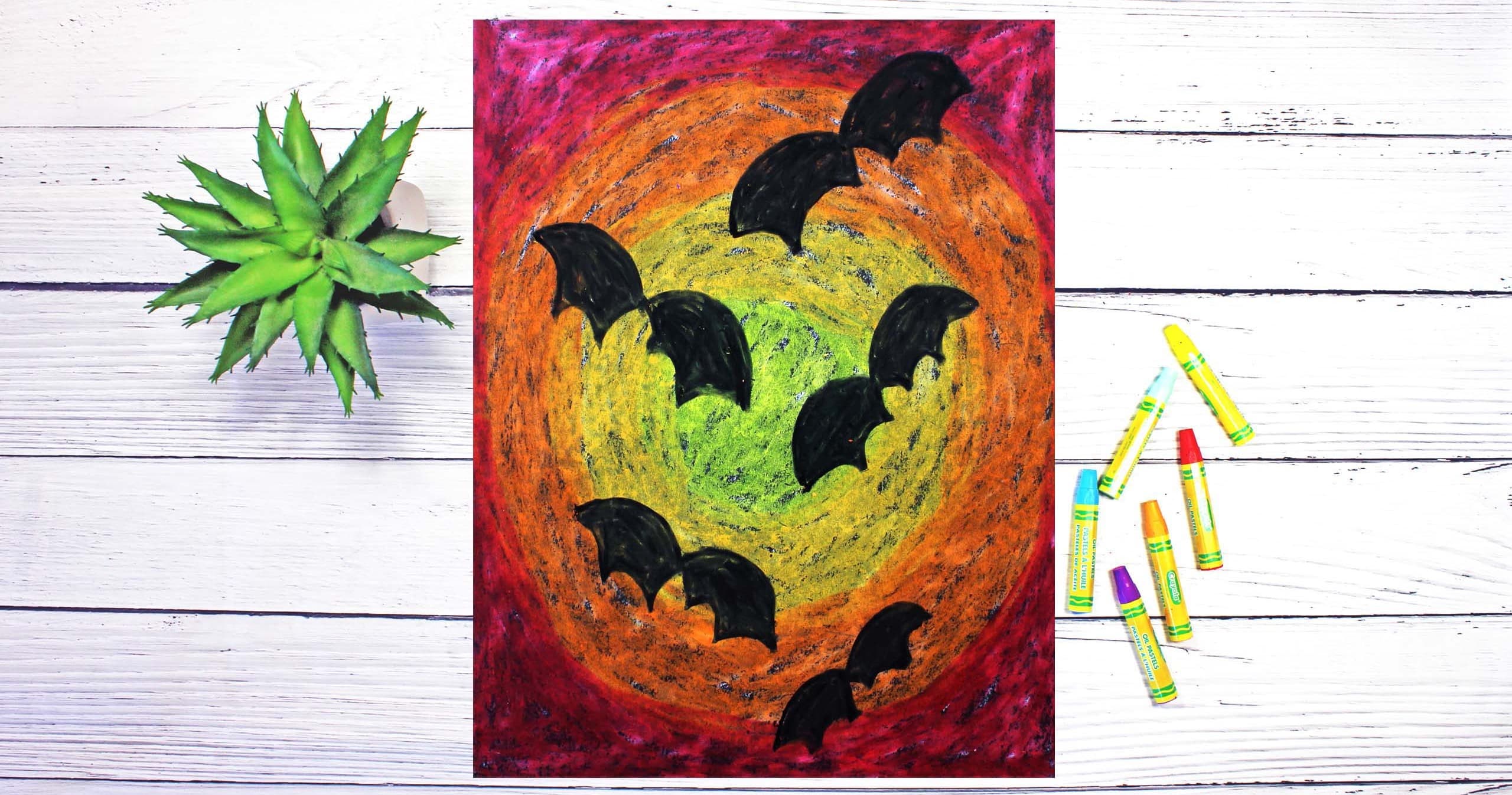 Art Class - Draw a Spooky Halloween Moon