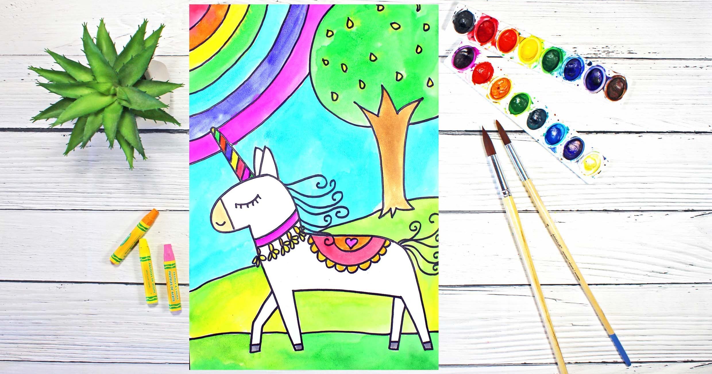 Art Class - Beginner's Rainbow Unicorn