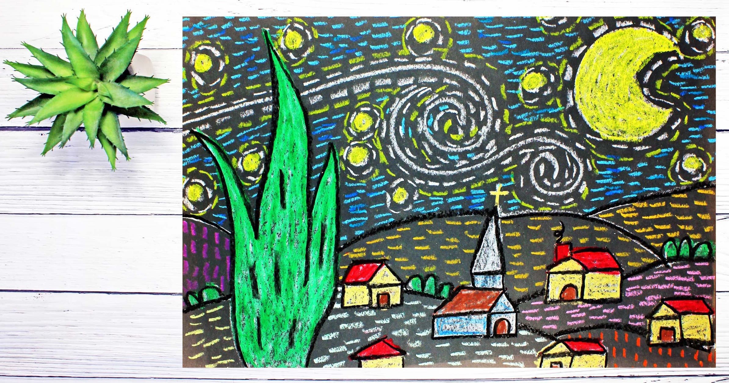 Art Class - Draw Van Gogh's Starry Night