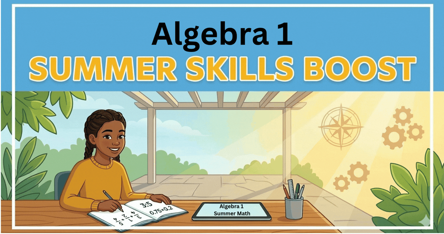 Math Class - Algebra 1 Summer Boost
