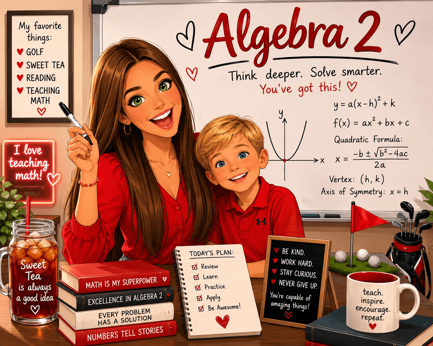 Math Class - Full Algebra 2 Course