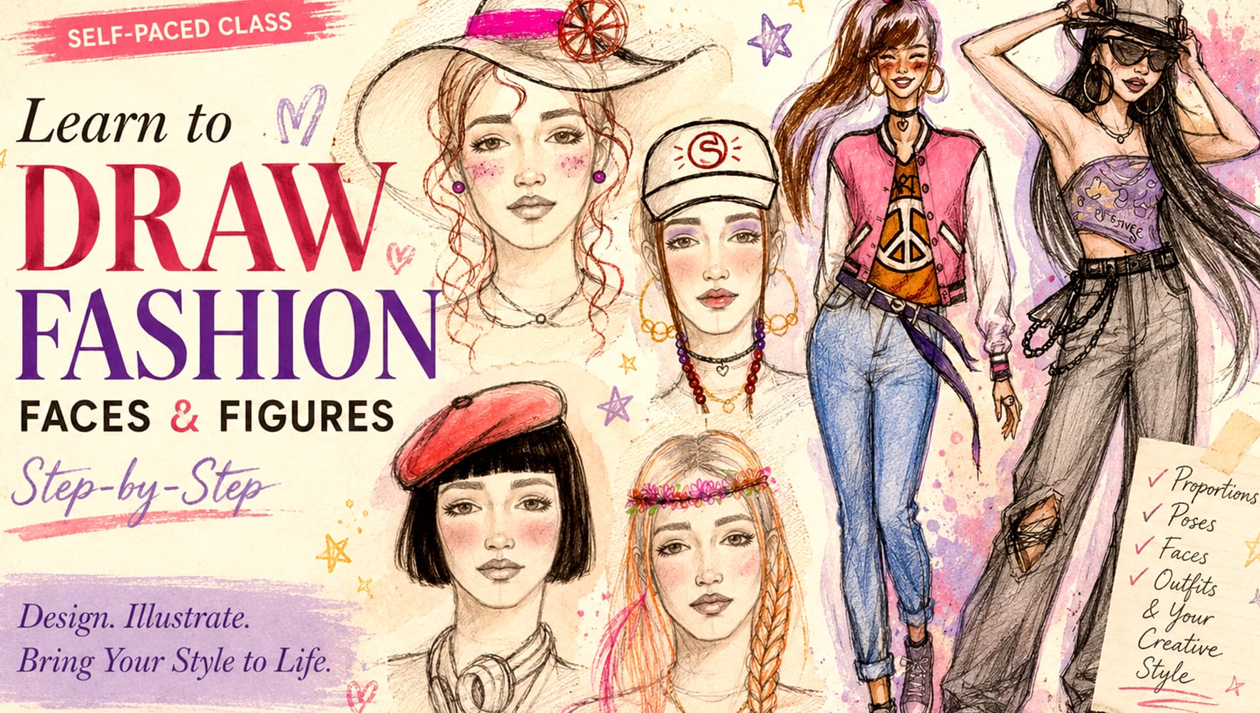 Art Class - Fashionable Figure Drawing