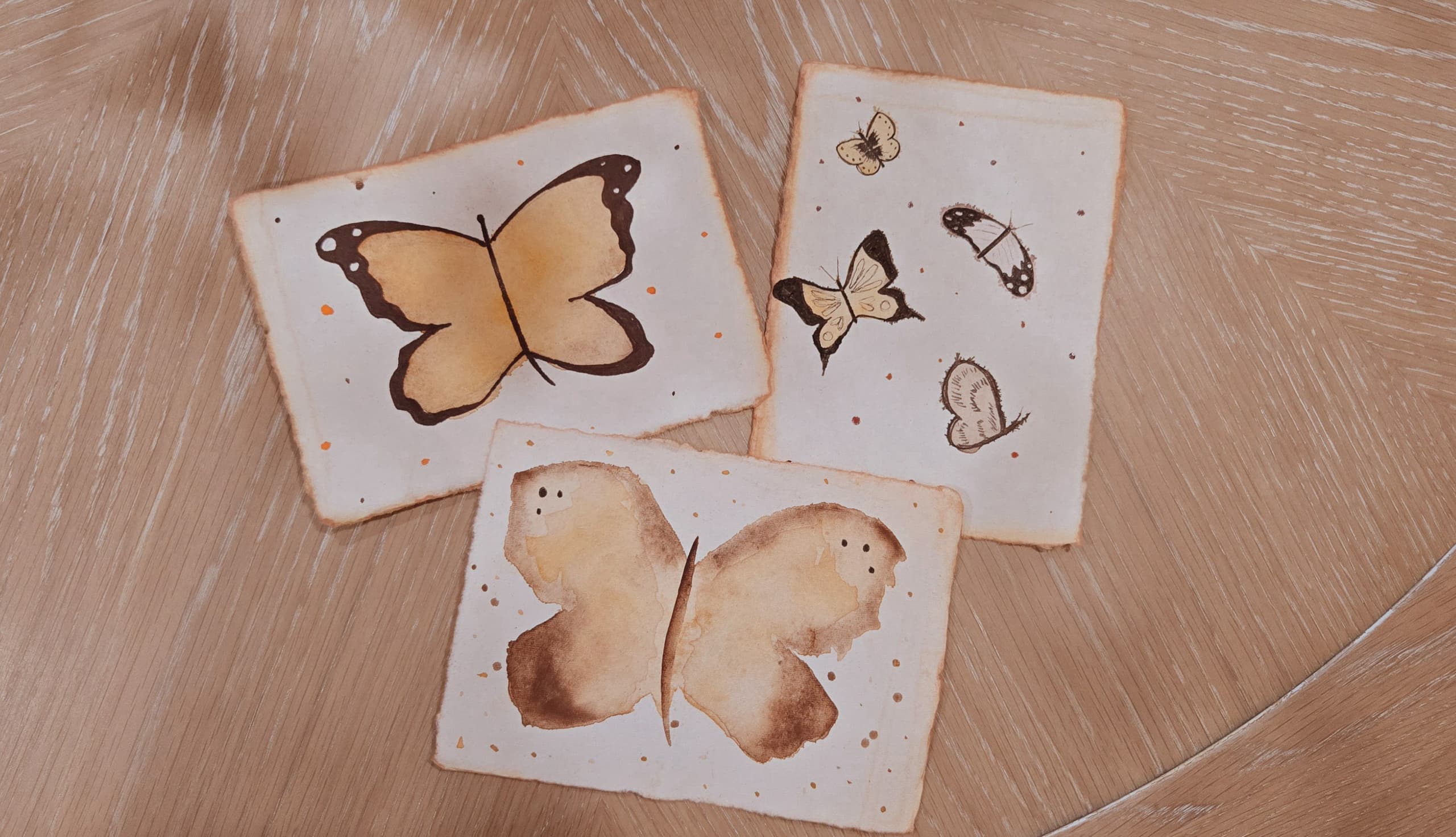 Art Class - Watercolor Butterfly Art
