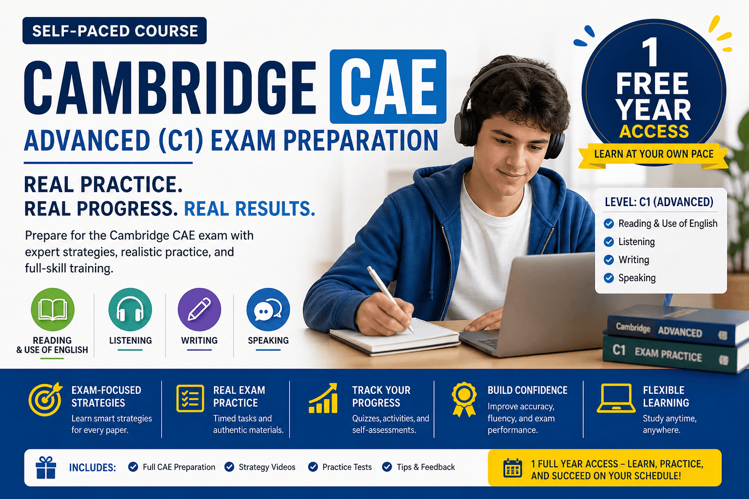 English Class - Ace the Cambridge CAE