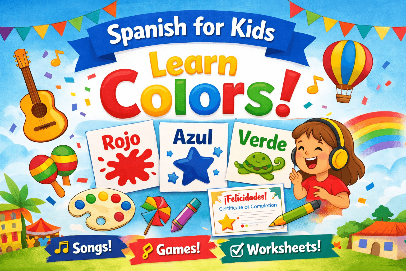 World Languages Class - Lrn Spn Colors