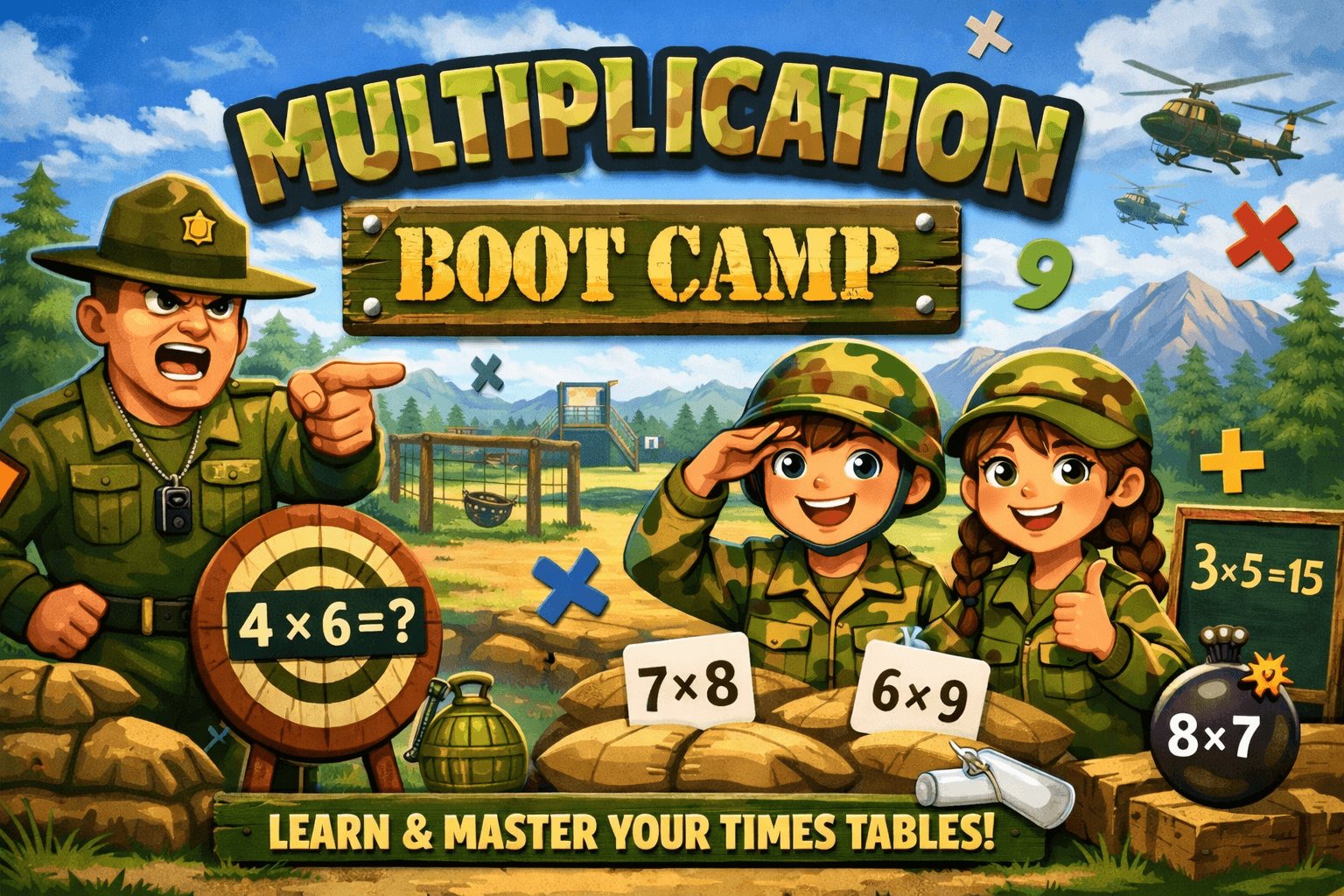 Math Class - Multiplication Mastery