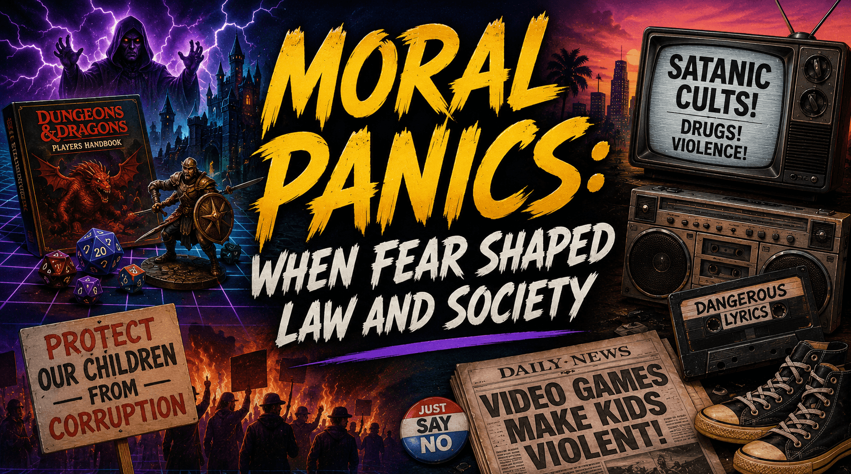 Social Studies Class - Moral Panics: 80s