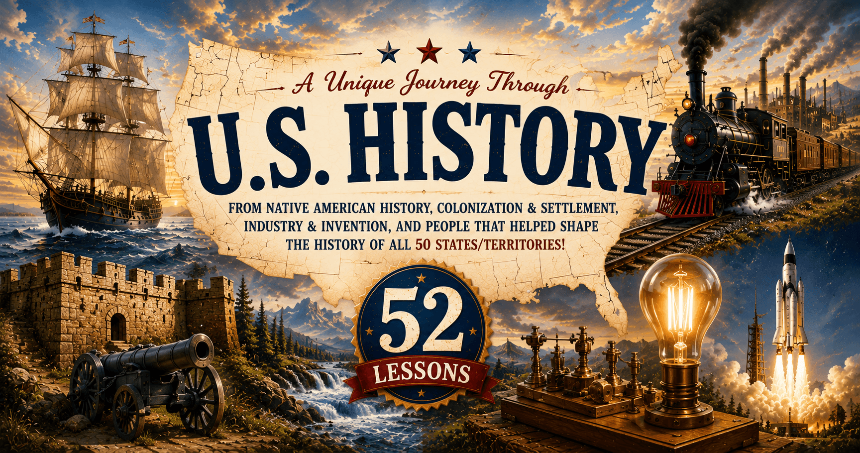 Social Studies Class - Captivating USA