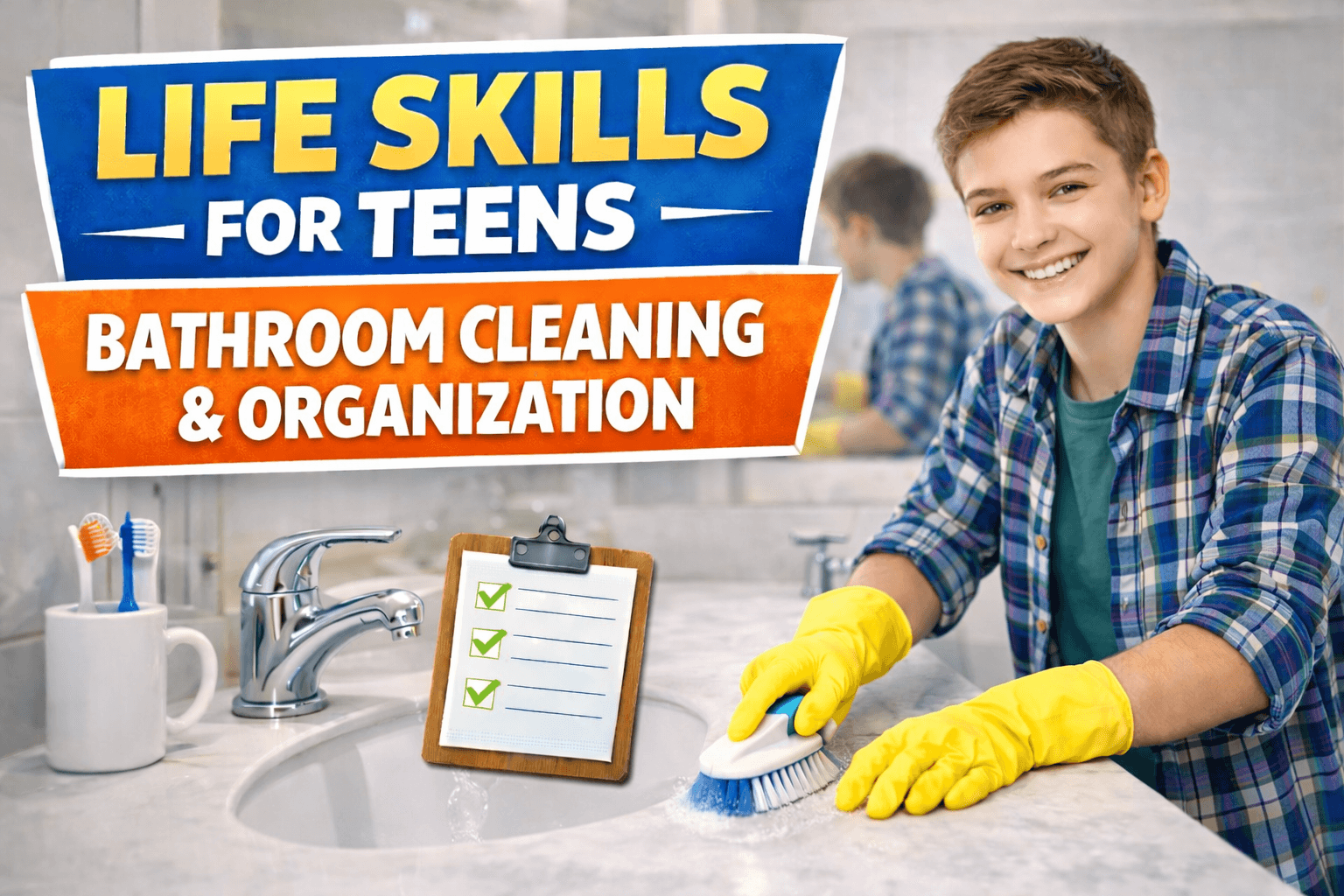 Life Skills Class - Bathroom Cleaning &
