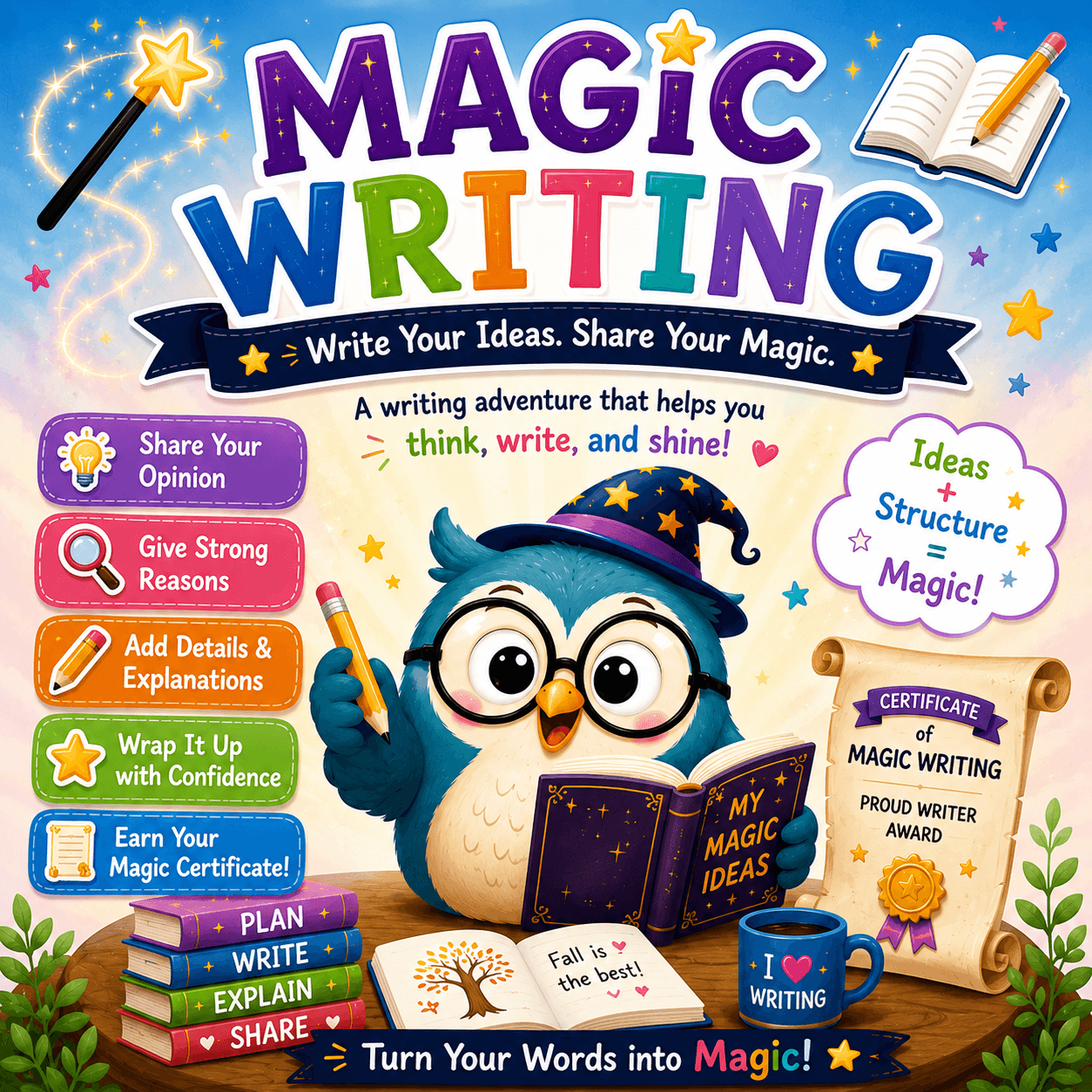 English Class - Magic Writers