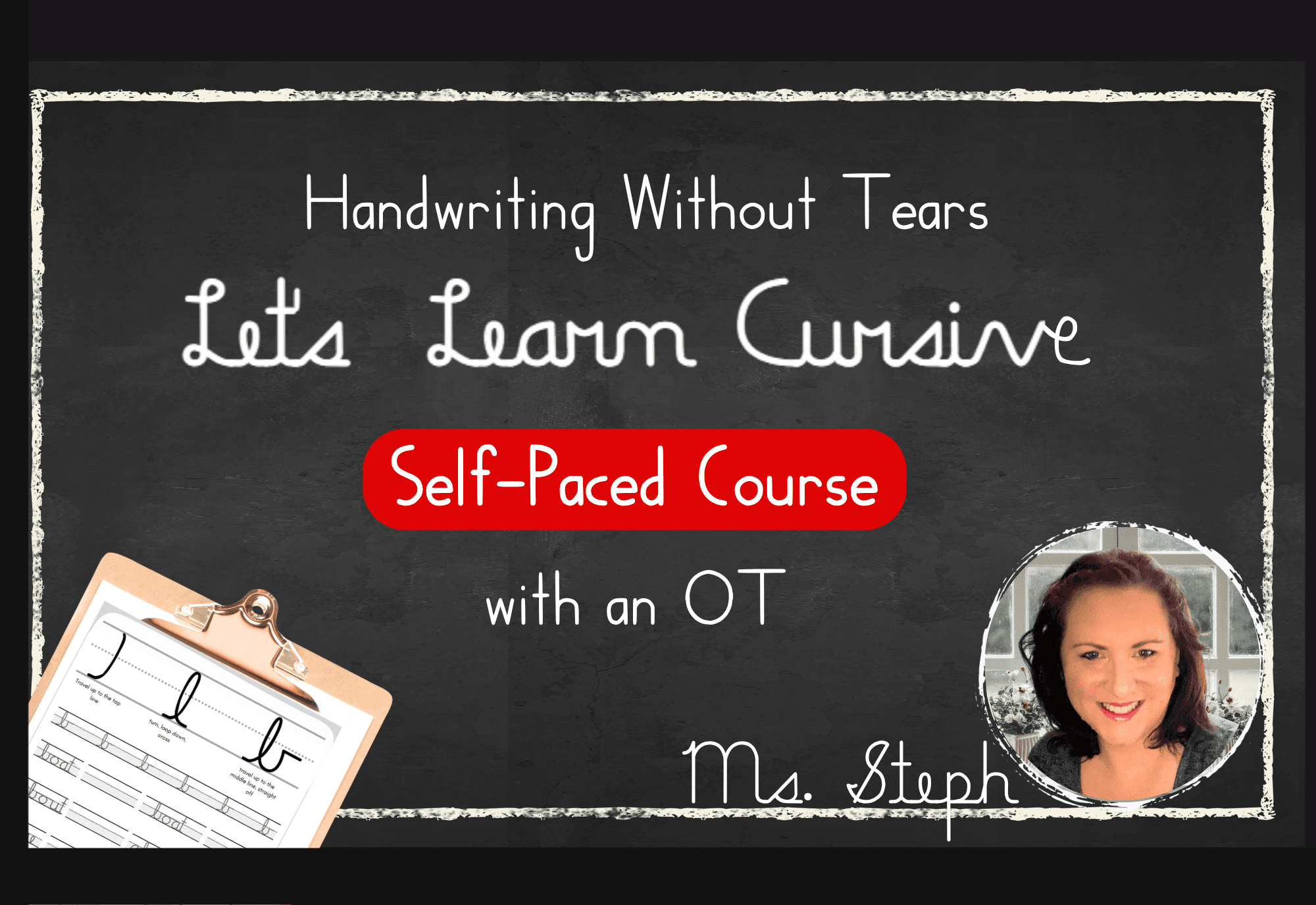 Life Skills Class - Cursive Handwriting