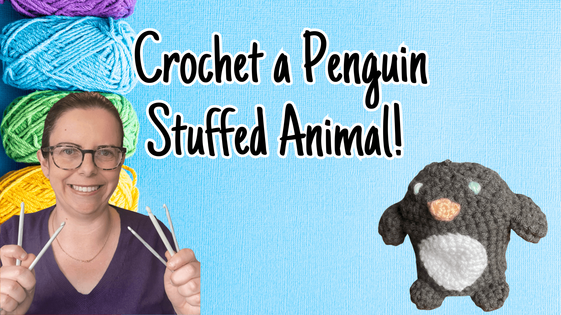 Art Class - Crochet Plush Penguin (13+)