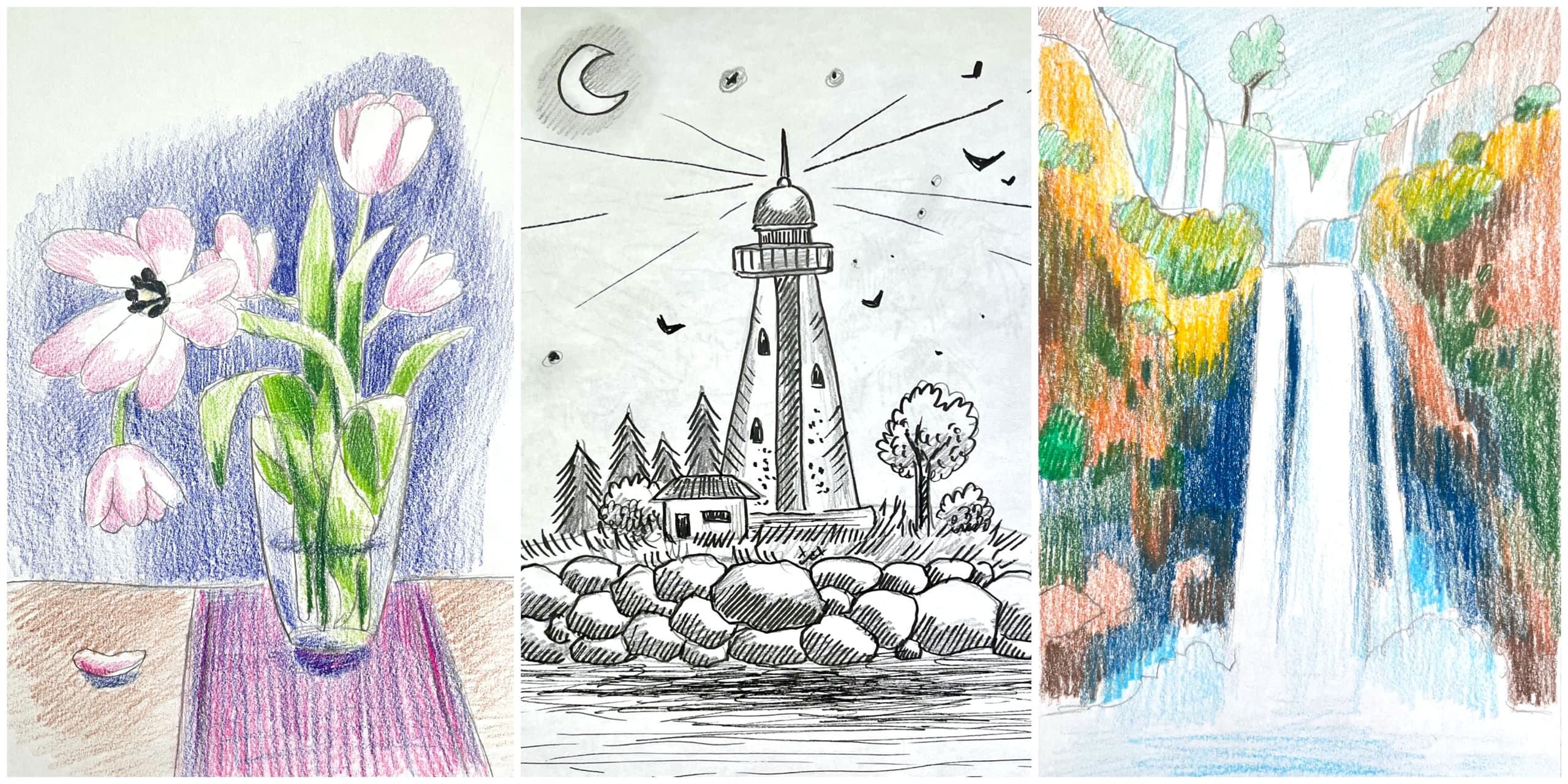Art Class - Realistic Nature Drawing