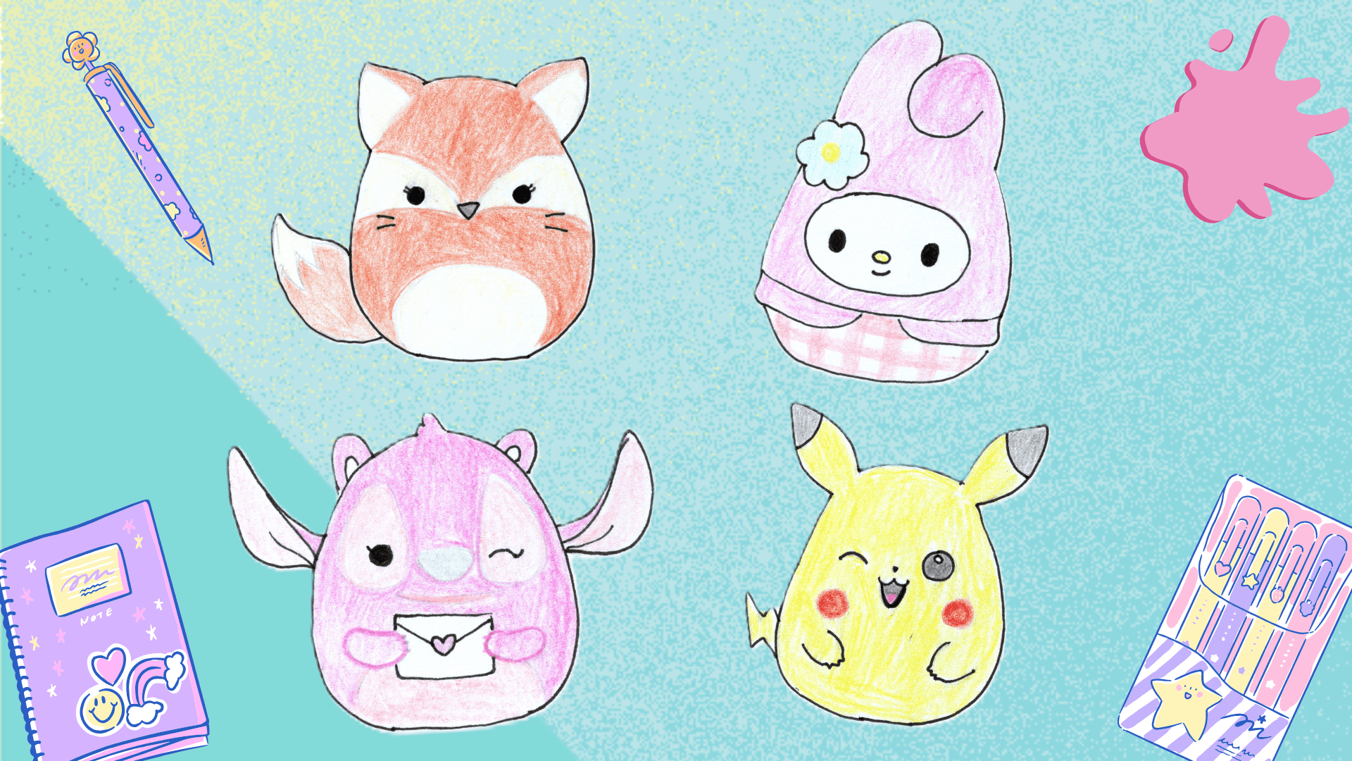 Art Class - Cute Squishmallow Drawing